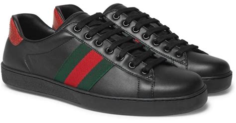 gucci men's black shoes|farfetch gucci shoes men.